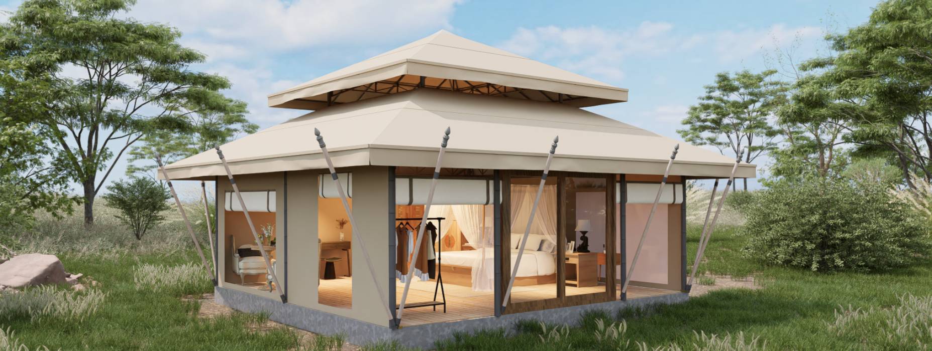 运河区户外野奢帐篷